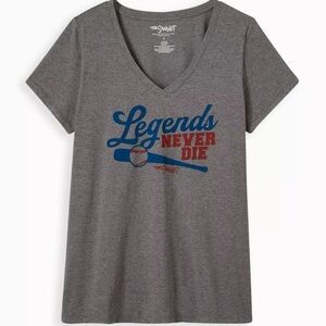 Torrid Classic V-Neck The Sandlot Tee Shirt Size 00